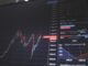 screen showing bitcoin trading chart