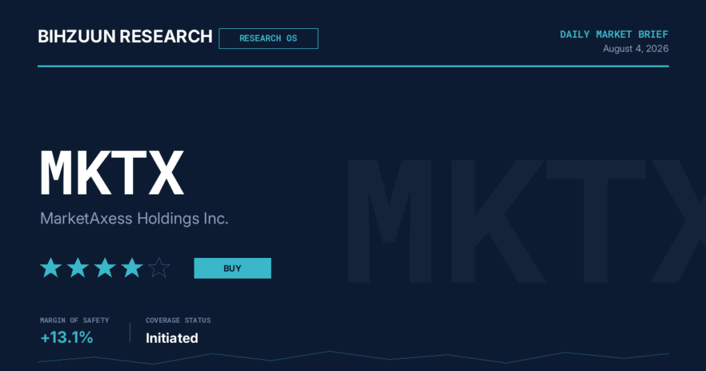 MKTX — Buy (4 stars)