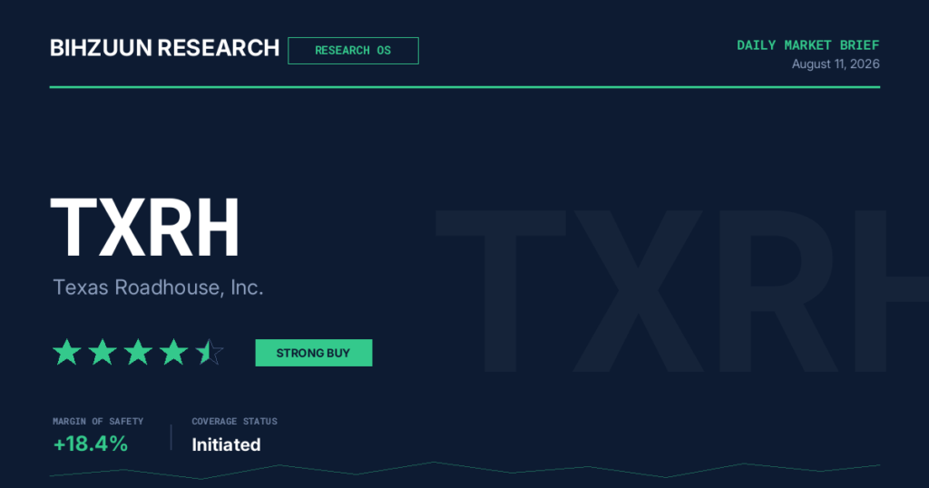 TXRH — Strong Buy (4.5 stars)